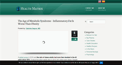 Desktop Screenshot of health-matrix.net