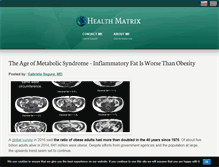 Tablet Screenshot of health-matrix.net